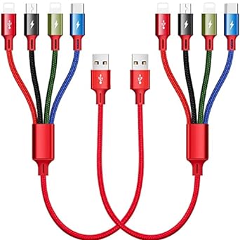 4 in 1 multi charging cable