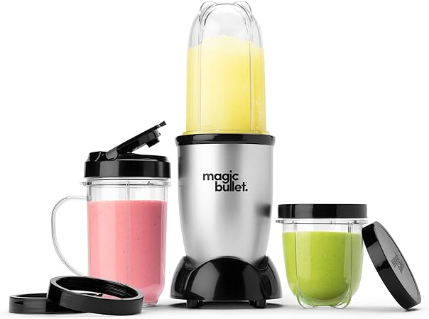 magic bullet blender small silver