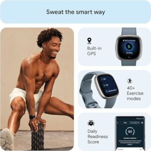 fitbit versa 4 fitness smartwatch costco