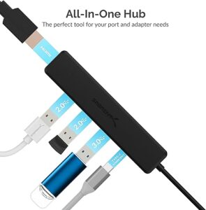 sabrent multi-port usb type-c hub with 4k hdmi