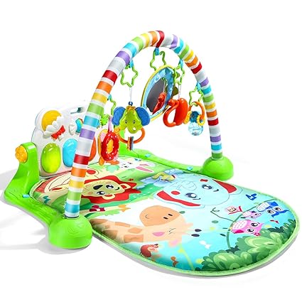 cute stone baby gym play mat