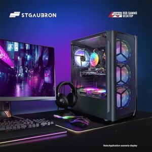 stgaubron gaming desktop pc computer