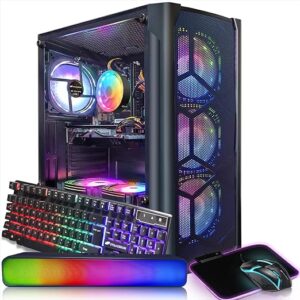 stgaubron gaming desktop pc computer