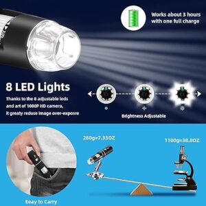 stpctou wireless digital microscope