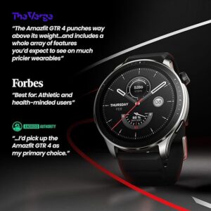 amazfit gtr 4 smart watch for men

